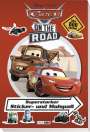 : Disney PIXAR Cars On The Road: Superstarker Sticker- und Malspaß, Buch
