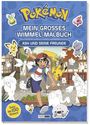 : Pokémon: Mein großes Wimmel-Malbuch - Ash und seine Freunde, Buch