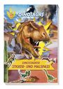 Panini: Dinosaurs by P.D. Moreno: Dinostarker Sticker- und Malspaß, Buch