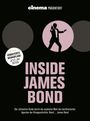 „cinema präsentiert“ oben, „INSIDE JAMES BOND“ in der Mitte. Silhouette von James Bond mit Pistole.