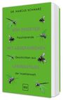 Text: "Von Insekten mit abgefahrenen Lebensstilen - Faszinierende Geschichten aus der Insektenwelt" von Dr. Marcus Schwarz.  
Illustrationen: Verschiedene Insekten auf grünem Hintergrund. GU-Logo unten.