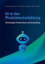 „KI in der Produktentwicklung: Technologie, Praxiswissen und Anwendung“. Illustration eines blauen Roboters mit "AI".