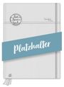 „Platzhalter“ auf blauem Band, „live love teach“ im Kreis, „Schuljahresplaner 2024/25“. Elegant und strukturiert.