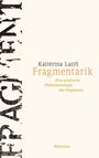 Kaltërina Latifi: Fragmentarik, Buch