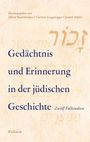 "**Gedächtnis und Erinnerung in der jüdischen Geschichte**" von Alfred Bodenheimer et al.; helle Seite mit hebräischem Text.