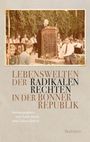 "Lebenswelten der radikalen Rechten in der Bonner Republik" von Frank Bösch und Gideon Botsch. Historisches Foto: Rede im Freien.