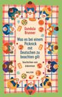 Gundula Brunner: Was es bei einem Picknick mit Deutschen zu beachten gilt, Buch