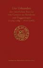 Roter Hintergrund mit goldener Inschrift über Urkunden der Familie von Campen zu Bordenau, Wappen in der Mitte.