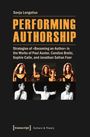 Sonja Longolius: Performing Authorship, Buch