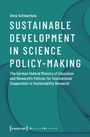 Anna Schwachula: Sustainable Development in Science Policy-Making, Buch
