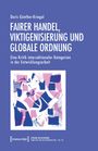 FAIRER HANDEL, VIKTIGENISIERUNG UND GLOBALE ORDNUNG – Abstrakte Illustration mit blauen und rosa Formen.