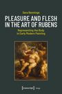 Titel: "PLEASURE AND FLESH IN THE ART OF RUBENS". Gemälde: Figuren in üppiger Szene, inspiriert von Rubens.
