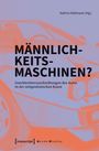 "Männlichkeits-Maschinen? Geschlechterzuschreibungen des Autos in der zeitgenössischen Kunst" vor orange-blauem Auto.
