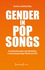 "Gender in Pop Songs" von Beatrice Adelheid May. Orange Hintergrund mit weißen Texten.
