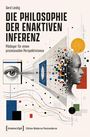 Titel: "Die Philosophie der enaktiven Inferenz". Links: Auge, rechts: abstrahierter Kopf, geometrische Formen.