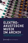 „ELEKTROAKUSTISCHE MUSIK IM ARCHIV“ von Max-Lukas Hundelshausen. Mischpult mit grünen und gelben Knöpfen.