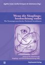 Der Text enthält den Titel "Wenn die Säuglingsbeobachtung endet". Eine abstrakte Zeichnung zeigt Gesichter in lila Tönen.