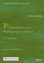 Titel: "Produktion und Fertigung in China: Ein Überblick", Autor: Huang Qunhui. Grüner, texturierter Hintergrund.