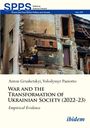 Volodymyr Paniotto Paniotto: War and the Transformation of Ukrainian Society (2022-23), Buch