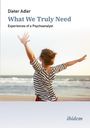 Dieter Adler: What We Truly Need, Buch