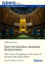 Oleksiy V. Kresin: United Nations General Assembly Resolutions, Buch