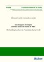 : Les langues d'origine comme atout en classe de FLE, Buch