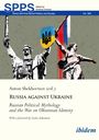 Der obere Text lautet: "SPPS", "Edited by Andreas Umland", "Soviet and Post-Soviet Politics and Society", "Vol. 309". Darunter zwei Statuen mit einem Schild in den Farben der ukrainischen Flagge.