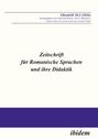 ZRomSD 20,2 (2026), Zeitschrift für Romanische Sprachen und ihre Didaktik. Unten ein violetter Streifen mit "ibidem".
