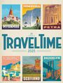 Ackermann Kunstverlag: Travel Time - Reise-Plakate Kalender 2025, KAL