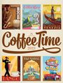 Ackermann Kunstverlag: Coffee Time - Kaffee-Plakate Kalender 2025, KAL