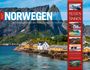 "2027 NORWEGEN. Unterwegs zwischen Fjordland und Nordkap. REISEN MIT ALLEN SINNEN. Küstenlandschaft mit bunten Häusern."