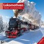 Ackermann Kunstverlag: Lokomotiven Kalender 2025 - 30x30, KAL