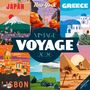 Ackermann Kunstverlag GmbH: Vintage Voyage - Reiseposter - Kalender 2026 - 30x30, KAL