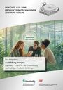 "Berichte aus dem Produktionstechnischen Zentrum Berlin. Ausbildung morgen. Ingenieur*innen für nachhaltige Produkte. Kreislaufwirtschaft. Drei Personen diskutieren am Tisch, diverse Kreislauf-Icons um sie herum."