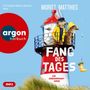 "Christoph Maria Herbst liest. Moritz Matthies. argon hörbuch. Fang des Tages. Ein Erdmännchen-Krimi. Illustration: Erdmännchen im Leuchtturm."