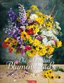 „Die schönsten Blumensträuße 2027“, Ulrike Schneiders. Bunter Blumenstrauß in weißer Vase auf Holztisch.
