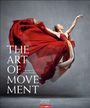 "The Art of Movement" von Deborah Ory & Ken Browar. Eine Ballerina in rotem Kleid, schwebend in eleganter Pose, 2027.