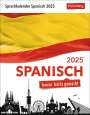 Sylvia Rivero Crespo: Spanisch Sprachkalender 2025 - Spanisch lernen leicht gemacht - Tagesabreißkalender, KAL