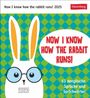 : Now I know how the rabbit runs Postkartenkalender 2025 - 53 denglische Sprüche und Sprichwörter, KAL