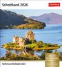 Patrick Frischknecht: Schottland Sehnsuchtskalender 2026 - Wochenkalender mit 53 Postkarten, KAL