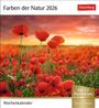 : Farben der Natur Postkartenkalender 2026 - Wochenkalender mit 53 Postkarten, KAL