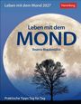 „Leben mit dem Mond 2027“, „Praktische Tipps Tag für Tag“, Baum vor Vollmond, Logo von Harenberg oben rechts.