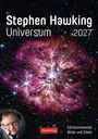 Stephen Hawking Universum 2027. 53 faszinierende Bilder und Zitate. Ein Weltraumnebel und ein kleines Portrait.