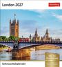 London Sehnsuchtskalender 2027 - Wochenkalender mit 53 Postkarten, KAL