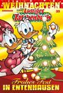 "Weihnachten Sonderband," "Lustiges Taschenbuch," "32," "Frohes Fest in Entenhausen." Darstellung mit Entenfigur.