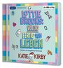 Audio-CD-Cover "Lottie Brooks: Völlig fertig vom Leben". Bunte Symbole, wie Herz, Handy, Büstenhalter.