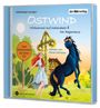 „OSTWIND: Mittsommer auf Kaltenbach & Der Regentanz“ – Zwei Geschichten auf einer CD. Illustration: Mädchen mit Pferd.