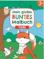 : Mein großes buntes Malbuch - Tiere, Buch