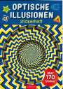 : Optische Illusionen Stickerheft, Buch