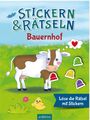 : Stickern & Rätseln - Bauernhof, Buch